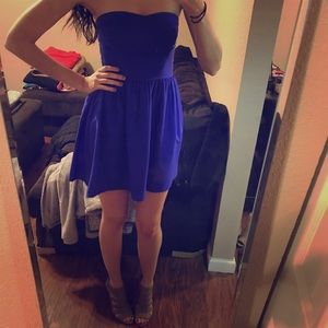 Strapless dress